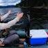 Overnight INFLATABLE BOAT CAMPING On A Small Secluded Island With High Winds