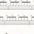 Drum Score AC DC Thunderstruck Preview