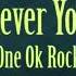 One OK Rock Wherever You Are Karaoke