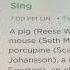 Sing Airs On NBC Again