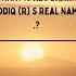 What Is The Real Name Of Hazrat Abu Bakr Siddiq R S
