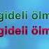 MÜSLÜM GÜRSES SARHOŞ GİBİYİM KAROEKE
