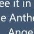 Anthem Of The Angels Breaking Benjamin