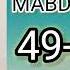 MABDAUL QIROAT 2 Kitob 49 Dars