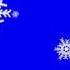 Blue Screen Falling Snowflakes снежинки падают хромакей