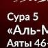 281 Инджил Евангелие является дополнением к Таурату Торе Сура 5 аль Маида Аяты 46 47