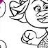 Trolls Band Together Coloring Pages Tiny Diamond Crayola Trolls Coloring Page With Markers