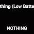 Nothing Low Battery Sound Effect