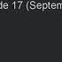 Episode 17 September 2017