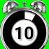 10 Second Timer With Alarm Sound Effects Green Screen Animation Countdown