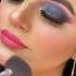 Smokey Party Makeup Grey Eyes With Pink Lips Smoke Smokeyeye Makeupartist Makeup Pink