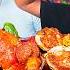 2X SPICY SEAFOOD BOIL MUKBANG KING CRAB SNOW CRAB LEGS