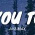 Take You To Hell Ava Max Lyrics Video