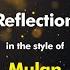 Mulan Reflection Karaoke Version From Zoom Karaoke