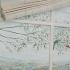 Роспись в кухне Окно цветы и клетки Wall Painting Mural In The Kitchen Window Cat And Birds