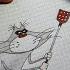 Рисуем Jack Джека из мультика Огги и Тараканы Oggy And The Cocroaches