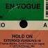 En Vogue Hold On Extended Version 1990