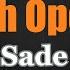Smooth Operator Sade Karaoke Version