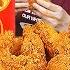 ASMR MUKBANG 맥도날드 양념 치킨먹방 치즈 햄버거 치즈스틱 후라이드치킨 레시피 CRISPY FRIED CHICKEN CHEESE BURGER EATING SOUND