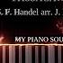 Passacaglia Handel Arr J Halvorsen Piano Solo