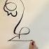 Painting An Abstract Portrait Of A Woman S Face In One Single Line Shorts