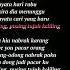 Lirik Lagu Kukira Hari Minggu Ternyata Hari Rabu