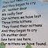 Three Little Kittens English Rhymes 3