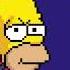 8 BIT THEATER Presents NYAN HOMER SIMPSON A NYAN CAT PARODY Pixel Art Animated Cartoon Funny