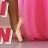 Ballerina Feet With Long Pink Skirt On TikTok