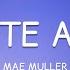 Mae Muller I Wrote A Song Lyrics