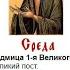09 03 2022 Великое повечерие с чтением Великого Канона Андрея Критского Среда