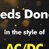 AC DC Dirty Deeds Done Cheap Karaoke Version From Zoom Karaoke