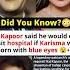 Raj Kapoor Said He Would Only Visit Hospital If Karisma Was Born With Blue Eyes News Karishmakapoor