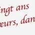 Frank Michael On A Vingt Ans Lyrics Video