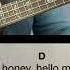 Hello My Baby Hello My Honey Ukulele Play Along Easy Version
