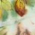 Осенние листья Noartnomart Watercolour Painting Autumn акварель рисование осень