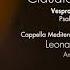 Monteverdi Vespro Della Beata Vergine 1610 Psalmus 109 Dixit Dominus