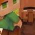 АЛЕКС СПИТ С ЖИТЕЛЕМ ПОКА СТИВ НА РАБОТЕ Minecraft Shorts