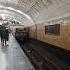 Ретро поезд Сокольники отправление Train москва метро