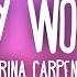 Sabrina Carpenter Busy Woman