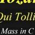 Mozart Great Mass In C Minor KV 427 6 Qui Tollis Score