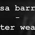 Nessa Barrett Sweater Weather Lyrics Cover