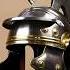 Annafi Roman Centurion Helmet With Black Plume 18g Carbon Steel Medieval Helm Cosplay Costume Sca