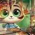 Kitty Wants To Eat Pizza Funny Cat Kitty Cute Shorts