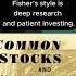 Common Stocks And Uncommon Profits By Philip A Fisher Audiobook Summary