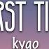 Kygo Ellie Goulding First Time Lyrics