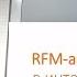 Василий Федосеев RFM сегментация клиентской базы на примере ИМ Экспедиция