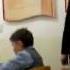Сидел под партой пол урока а все равно спалился