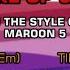 Maroon 5 Wake Up Call Karaoke
