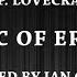 The Music Of Erich Zann By H P Lovecraft
